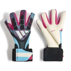 adidas Predator Pro Strap Keepershandschoenen Zwart Lichtblauw Wit Felroze