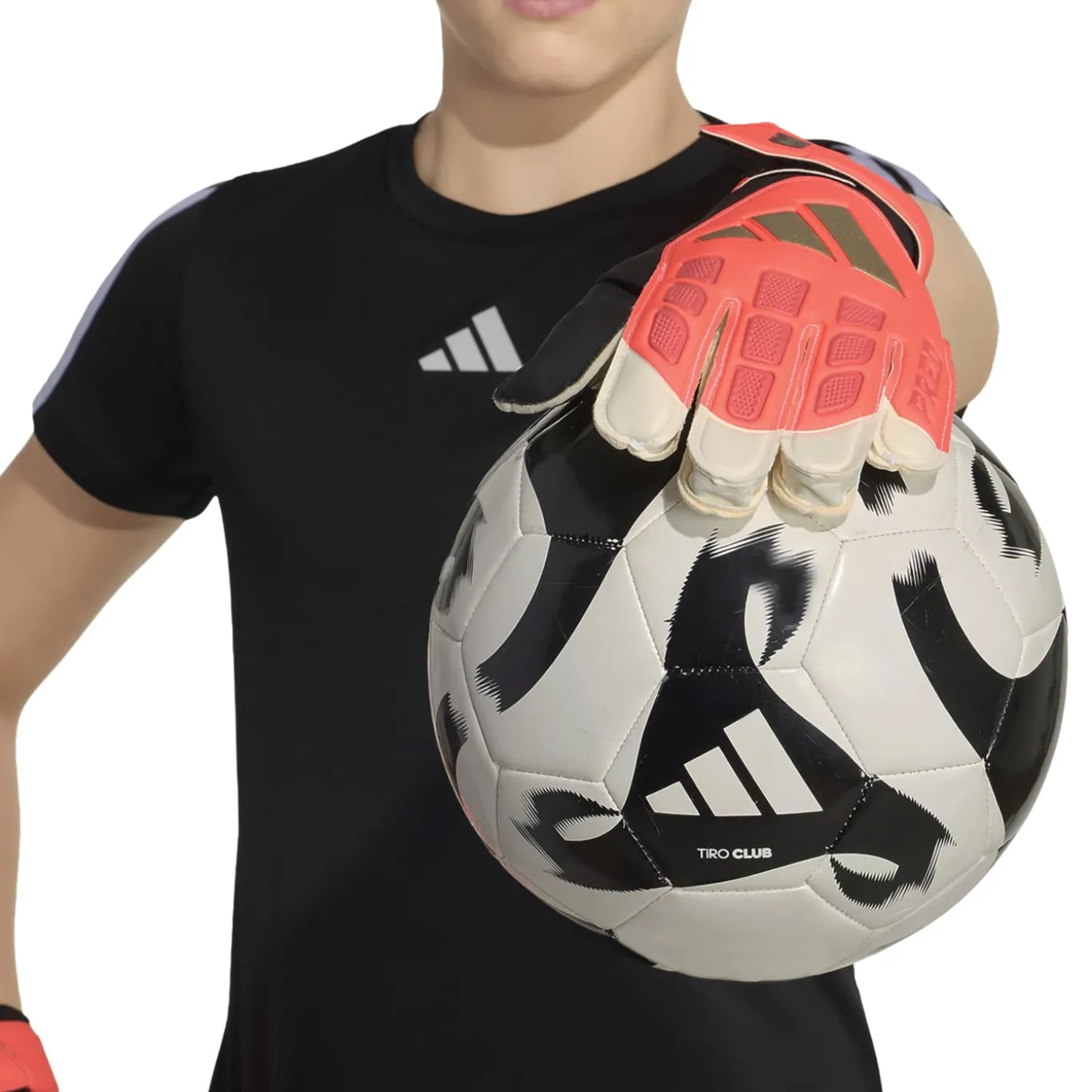 adidas Predator Training Keepershandschoenen Kids Felroze Zilvergrijs Zwart Goud