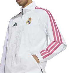 adidas Real Madrid Anthem Trainingsjack 2026-2027 Wit Paars Zwart