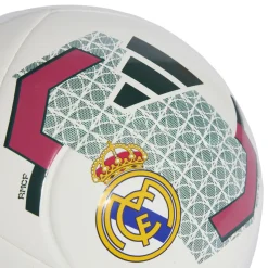 adidas Real Madrid Club Voetbal Maat 5 2026-2027 Wit Zwart Roze