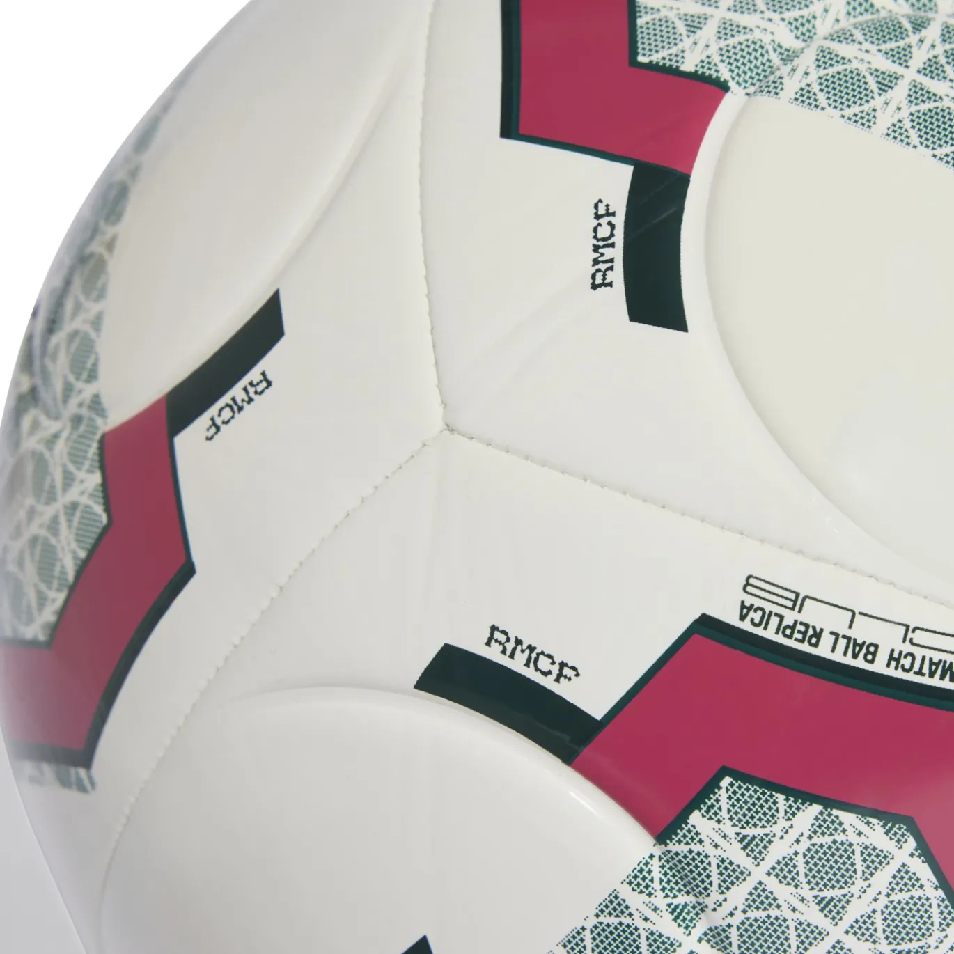 adidas Real Madrid Club Voetbal Maat 5 2026-2027 Wit Zwart Roze