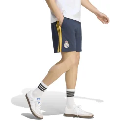adidas Real Madrid DNA Broekje 2026-2027 Donkerblauw Wit Oranje