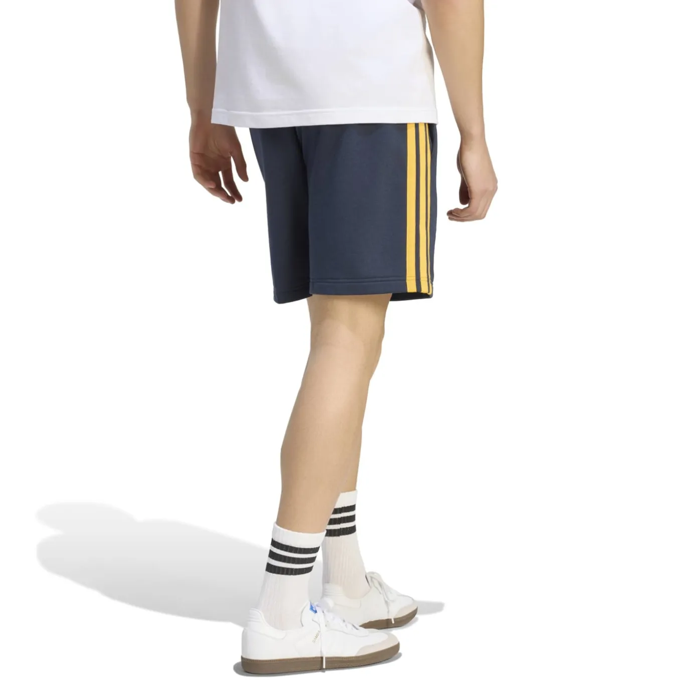 adidas Real Madrid DNA Broekje 2026-2027 Donkerblauw Wit Oranje