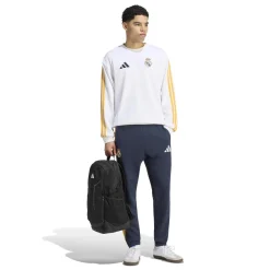 adidas Real Madrid DNA Crew Sweater 2026-2027 Wit Oranje Donkerblauw