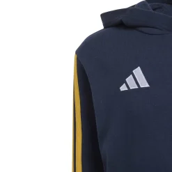 adidas Real Madrid DNA Hoodie 2026-2027 Kids Donkerblauw Oranje Wit