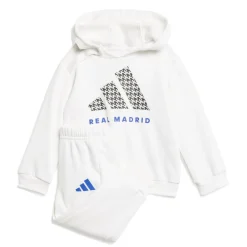 adidas Real Madrid DNA Joggingspak 2025-2026 Baby/Peuters Wit Blauw Zwart