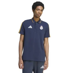 adidas Real Madrid DNA Polo 2026-2027 Donkerblauw Oranje Wit