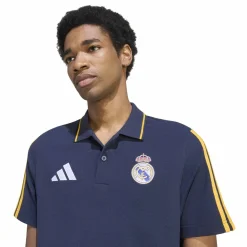 adidas Real Madrid DNA Polo Set 2026-2027 Donkerblauw Wit Oranje