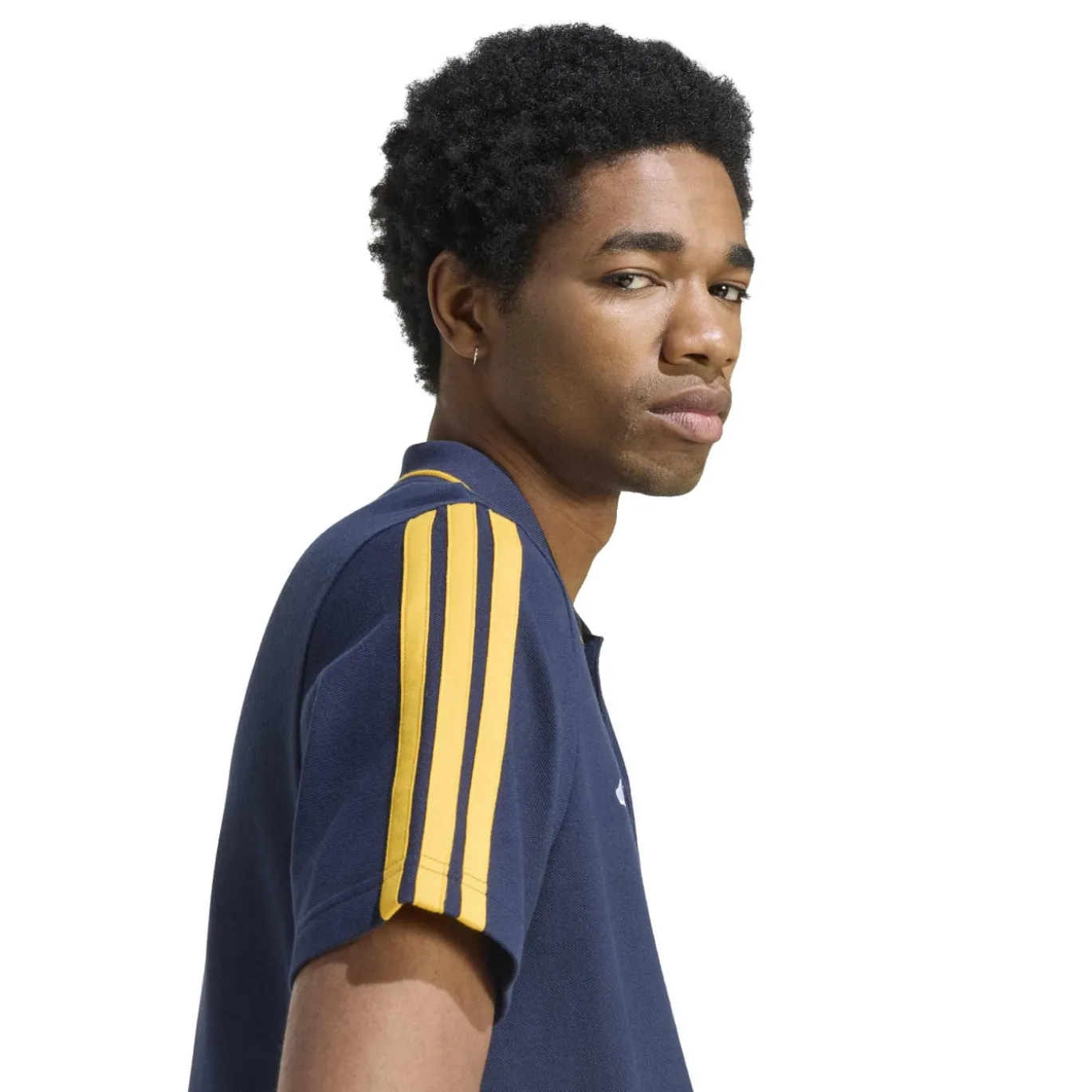 adidas Real Madrid DNA Polo Set 2026-2027 Donkerblauw Wit Oranje