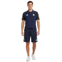 adidas Real Madrid DNA Polo Set 2026-2027 Donkerblauw Wit Oranje