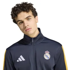 adidas Real Madrid DNA Trainingsjack 2026-2027 Donkerblauw Oranje Wit