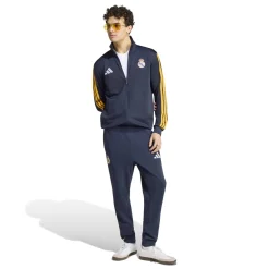 adidas Real Madrid DNA Trainingsjack 2026-2027 Donkerblauw Oranje Wit