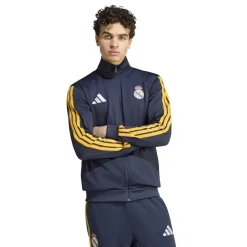 adidas Real Madrid DNA Trainingsjack 2026-2027 Donkerblauw Oranje Wit