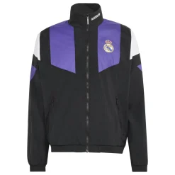 adidas Real Madrid EQT Trainingsjack 2026-2027 Zwart Paars Wit