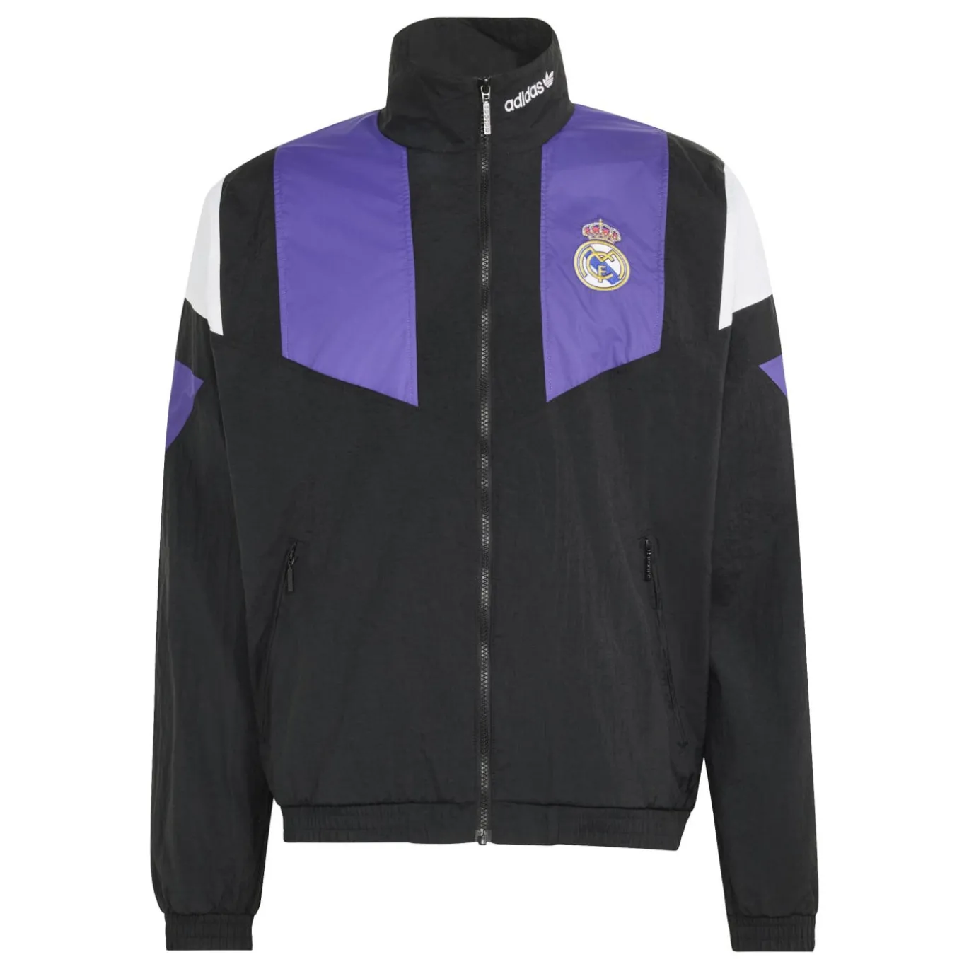adidas Real Madrid EQT Trainingsjack 2026-2027 Zwart Paars Wit