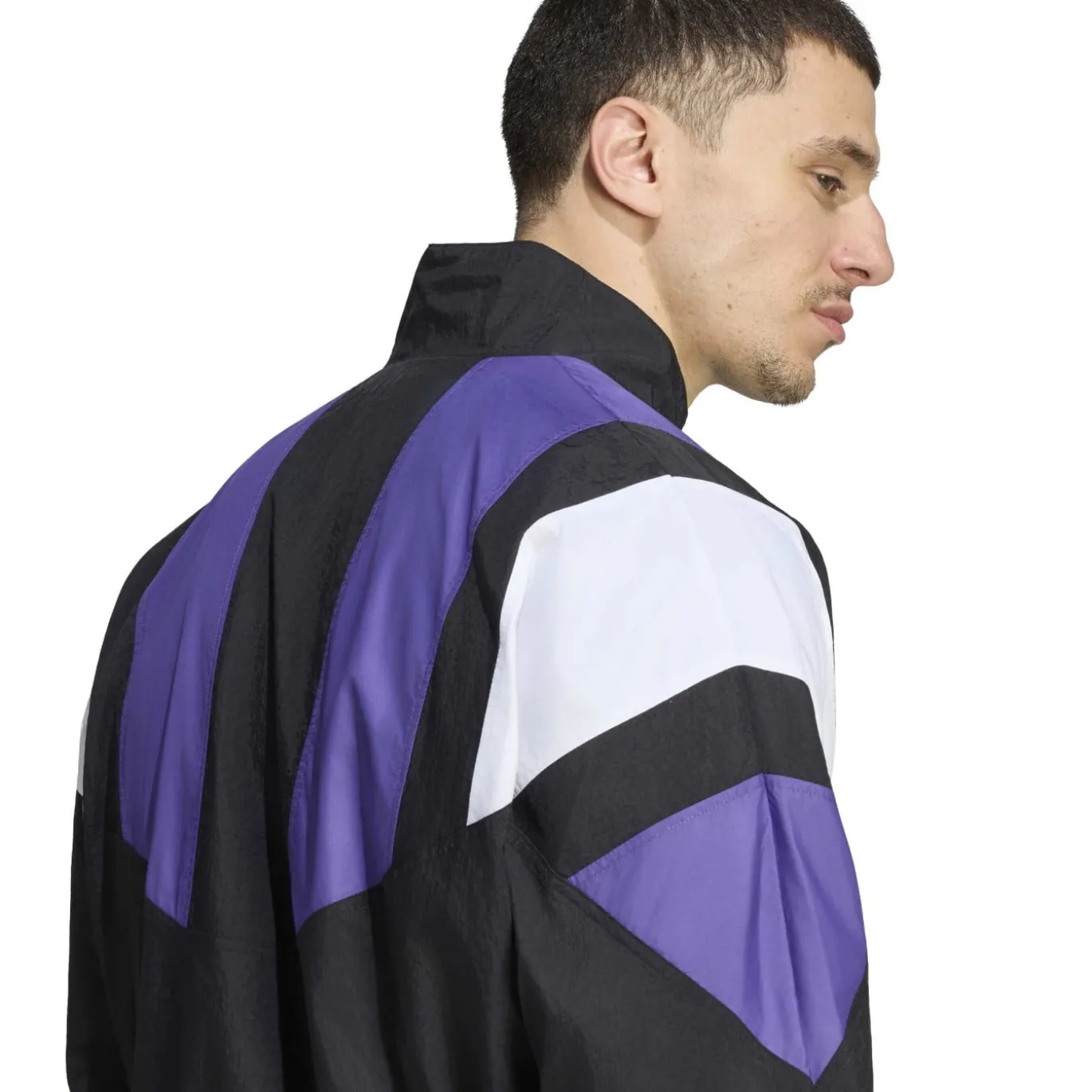 adidas Real Madrid EQT Trainingsjack 2026-2027 Zwart Paars Wit