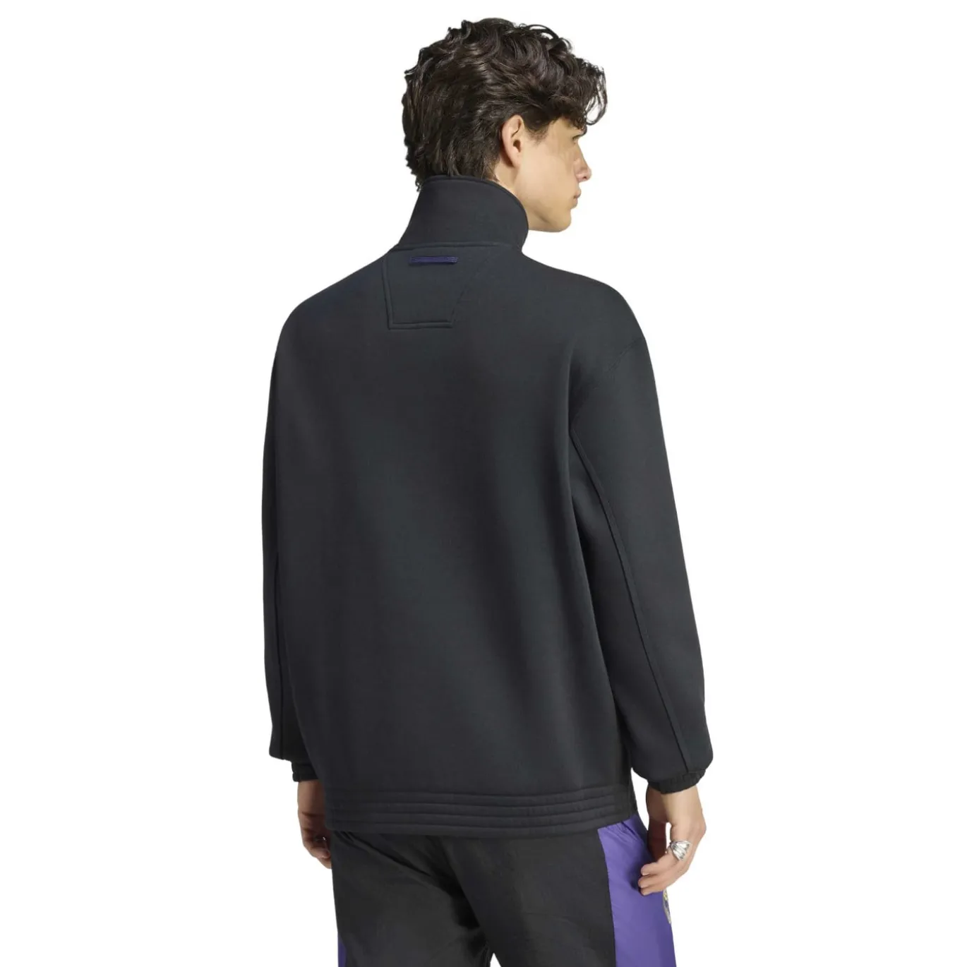adidas Real Madrid EQT Trainingstrui 1/4-Zip Zwart Wit