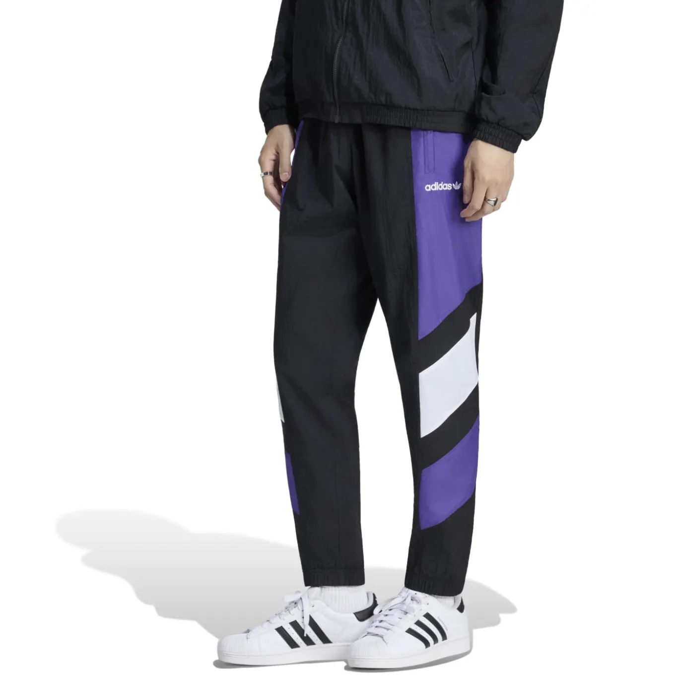 adidas Real Madrid EQT Trainingsbroek 2026-2027 Zwart Paars Wit