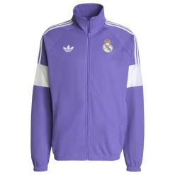 adidas Real Madrid Lifestyler Trainingsjack Paars Wit