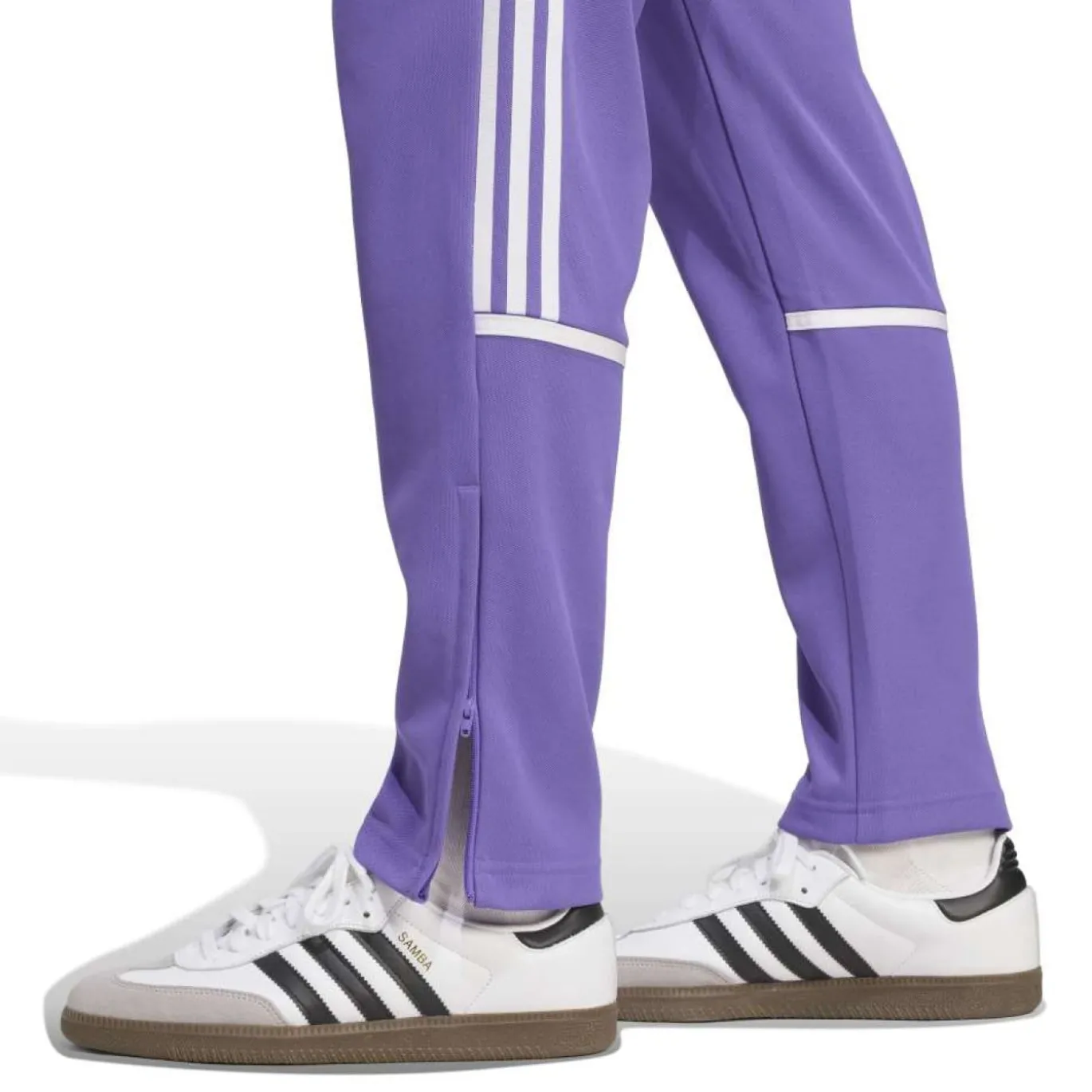 adidas Real Madrid Lifestyler Trainingsbroek Paars Wit