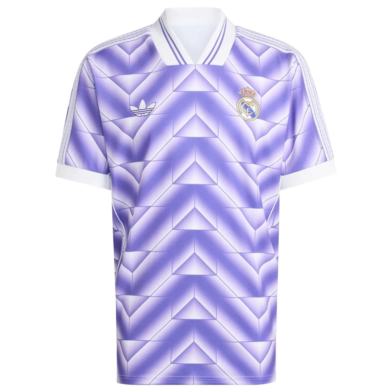 adidas Real Madrid Lifestyler T-Shirt Paars Wit