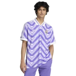 adidas Real Madrid Lifestyler T-Shirt Paars Wit