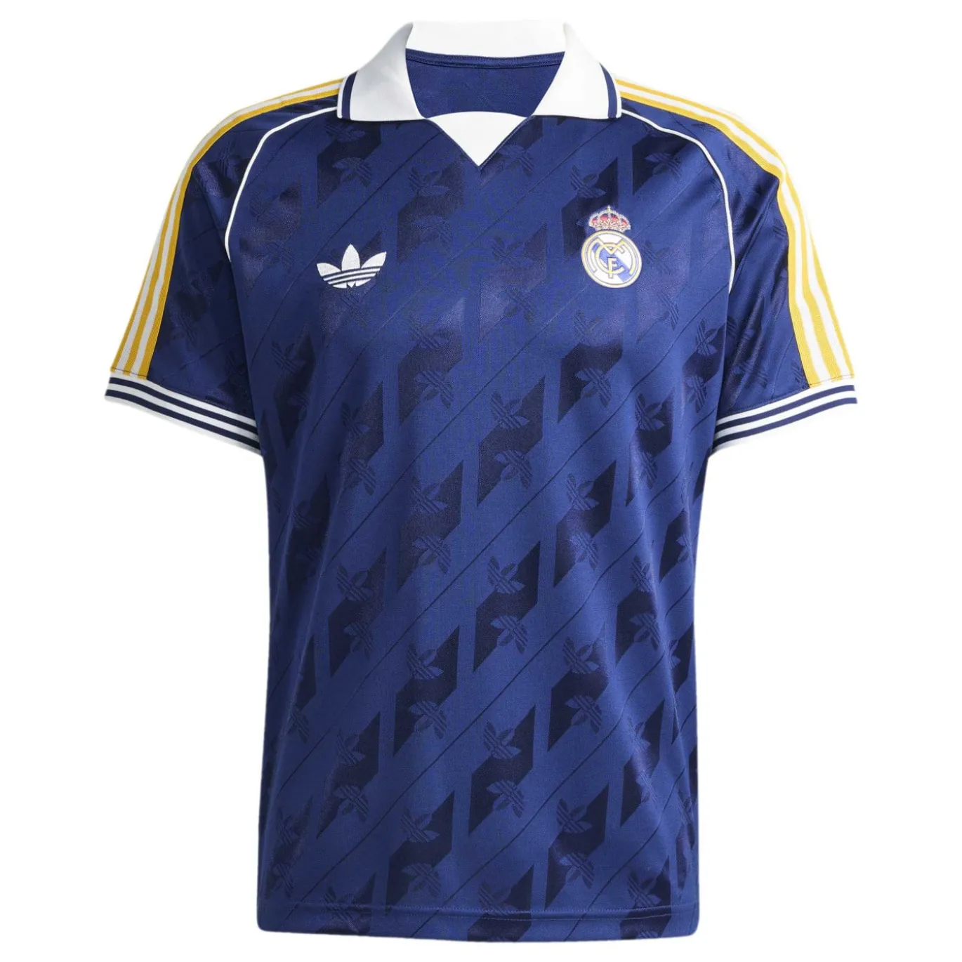 adidas Real Madrid Originals T-Shirt Donkerblauw Wit Goud