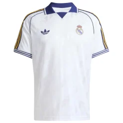adidas Real Madrid Originals Shirt Wit Donkerblauw Lichtoranje