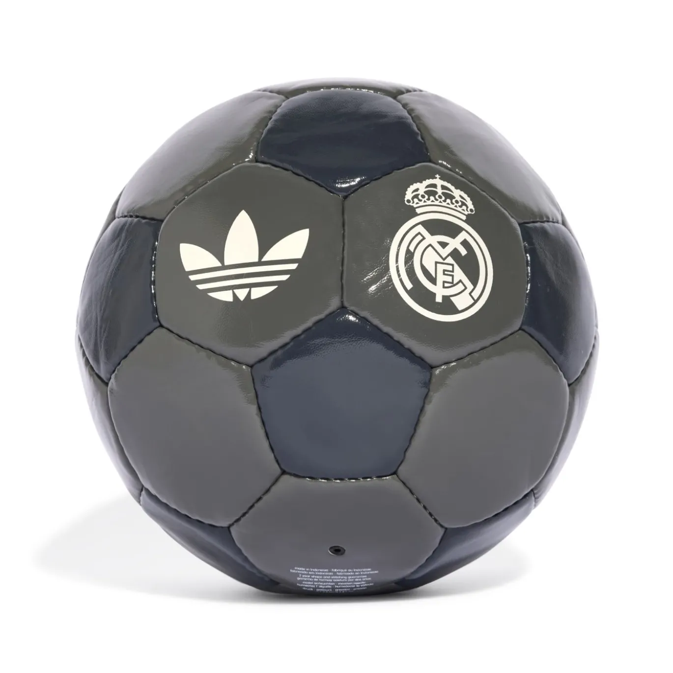 adidas Real Madrid Originals Club Voetbal Maat 5 Grijs Zwart Wit