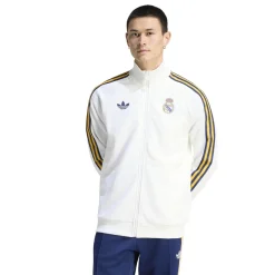 adidas Real Madrid Originals Trainingsjack Wit Donkerblauw Lichtoranje