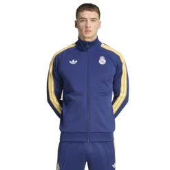 adidas Real Madrid Originals Trainingsjack Donkerblauw Wit Goud