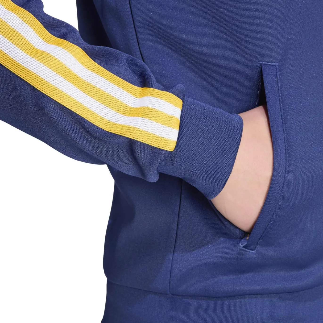 adidas Real Madrid Originals Trainingsjack Donkerblauw Wit Goud