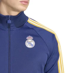 adidas Real Madrid Originals Trainingsjack Donkerblauw Wit Goud