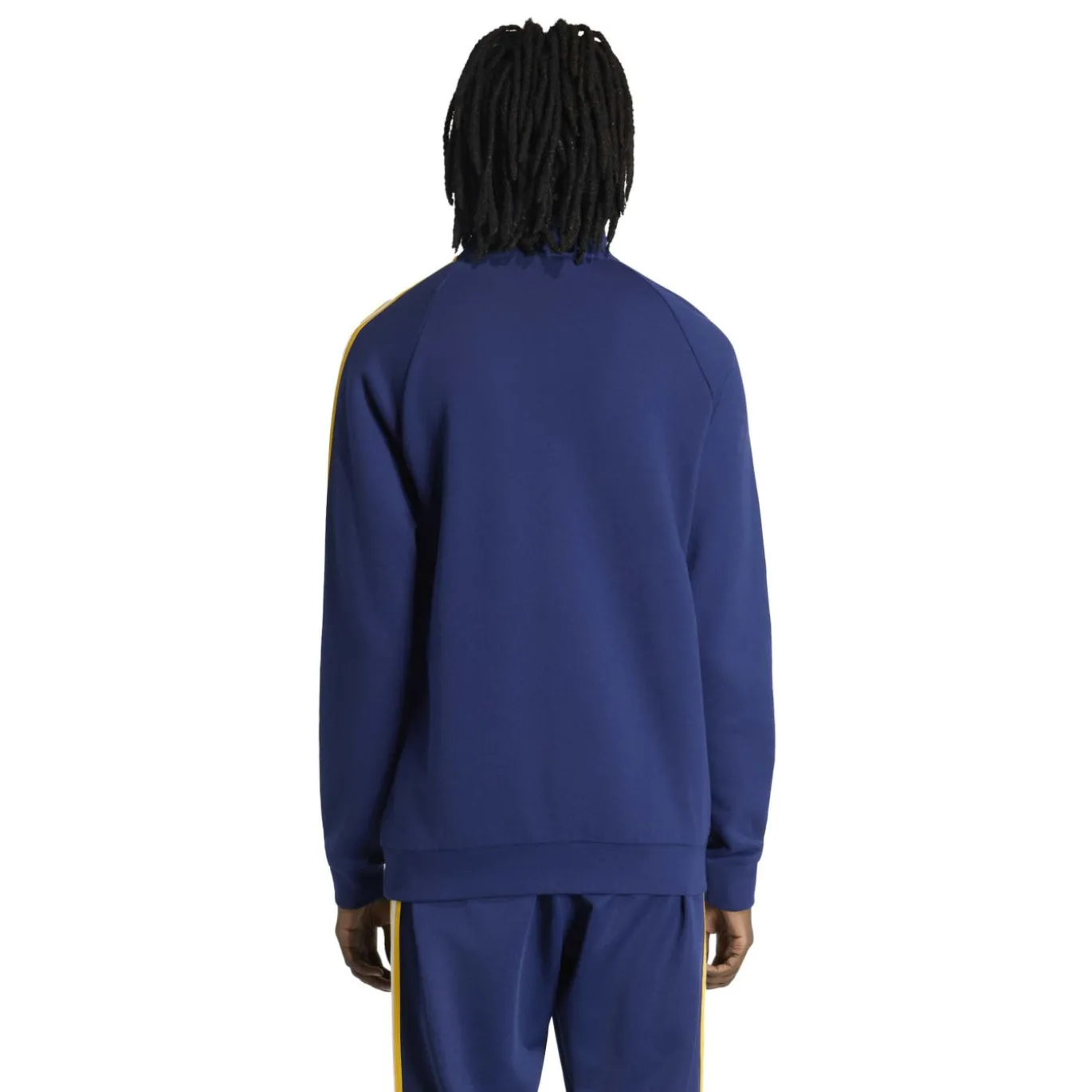 adidas Real Madrid Originals Trainingstrui 1/4-Zip Donkerblauw Wit Goud