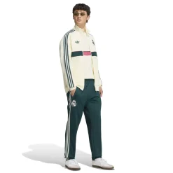 adidas Real Madrid Originals Trainingsbroek Donkergroen Beige