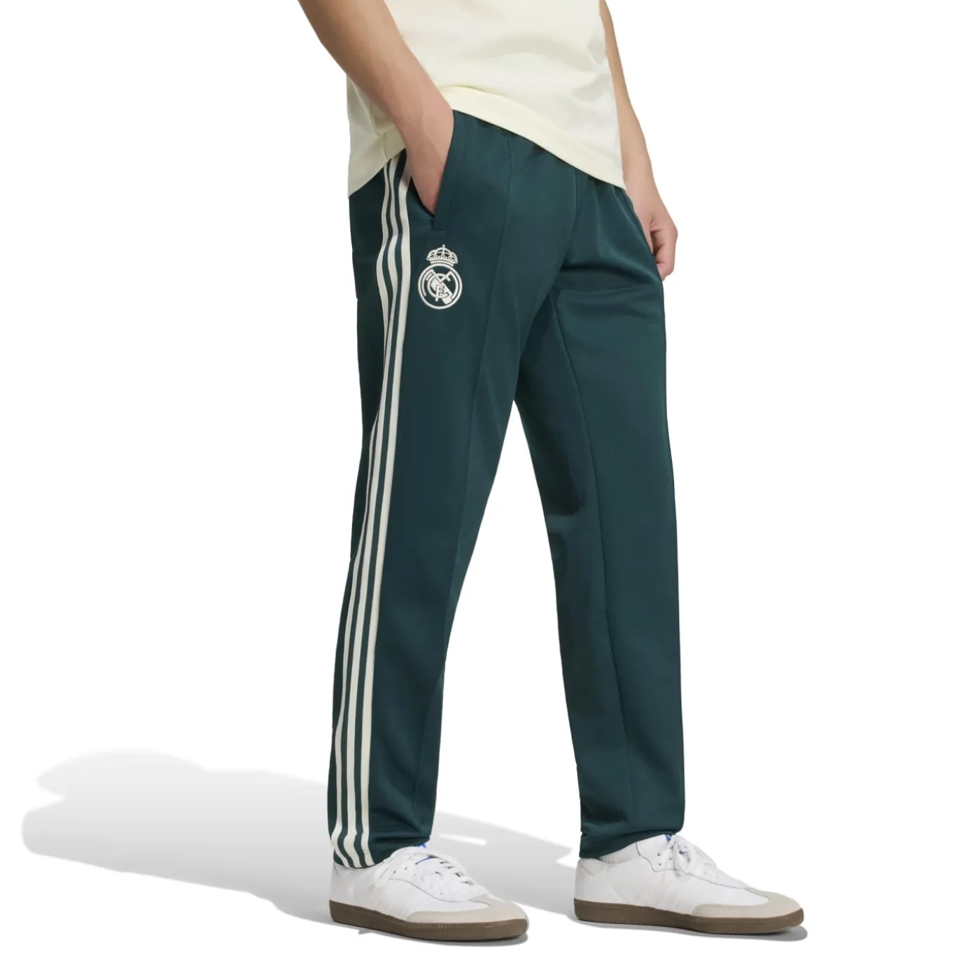 adidas Real Madrid Originals Trainingsbroek Donkergroen Beige