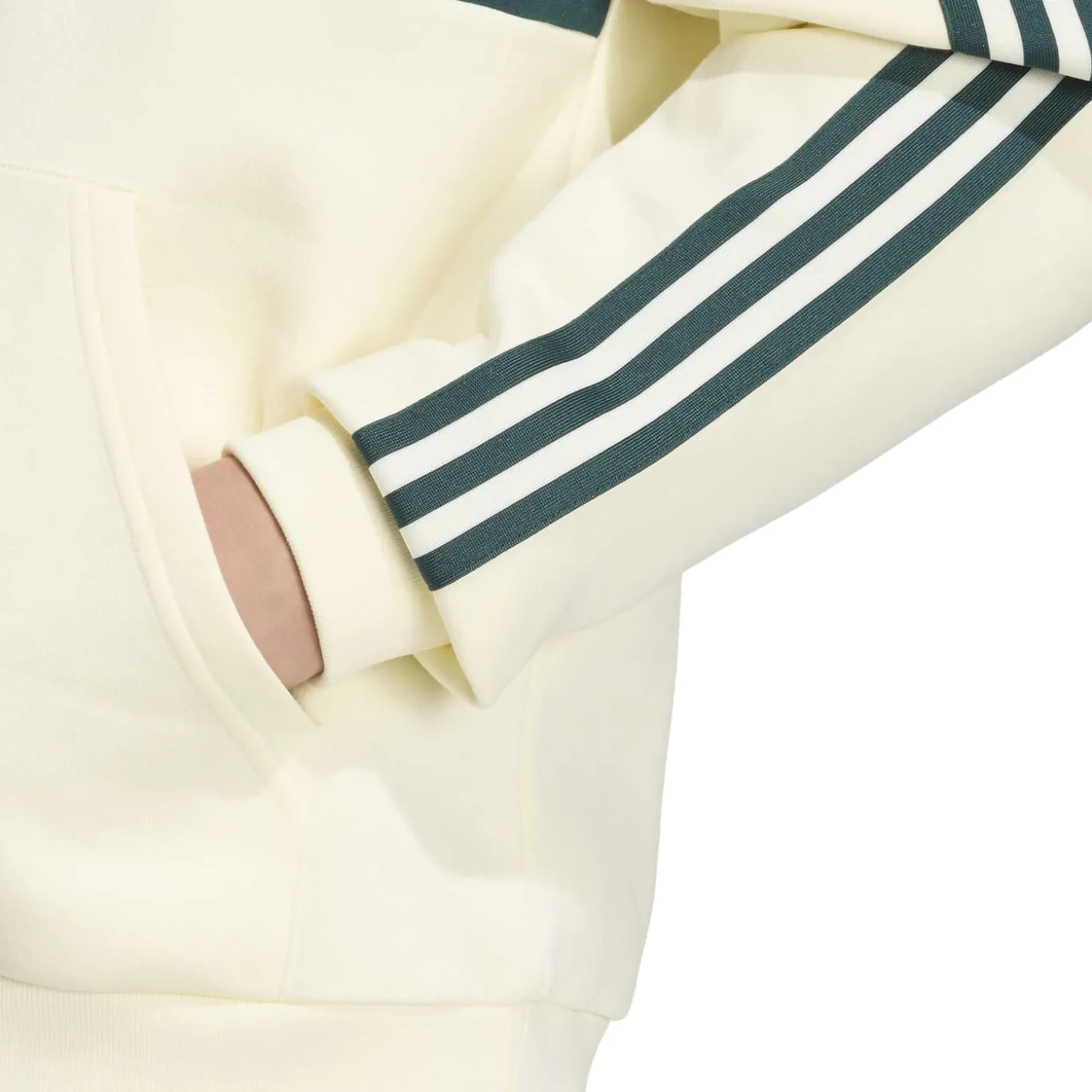 adidas Real Madrid Originals Trainingspak Hooded Beige Donkergroen Wit Roze