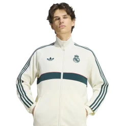 adidas Real Madrid Originals Trainingspak Full-Zip Beige Donkergroen Wit Roze