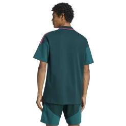adidas Real Madrid Polo 2026-2027 Donkergroen Roze Wit