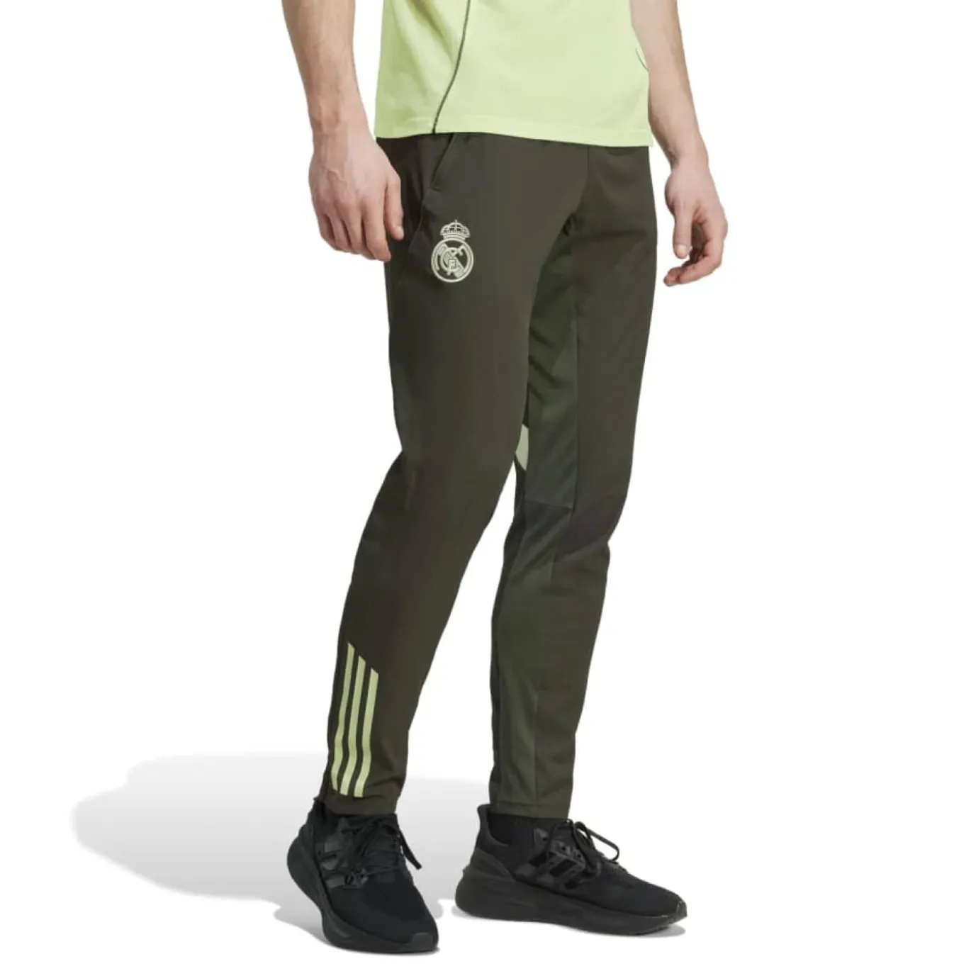 adidas Real Madrid Presentatie Trainingsbroek 2025-2026 Grijs Lichtgroen
