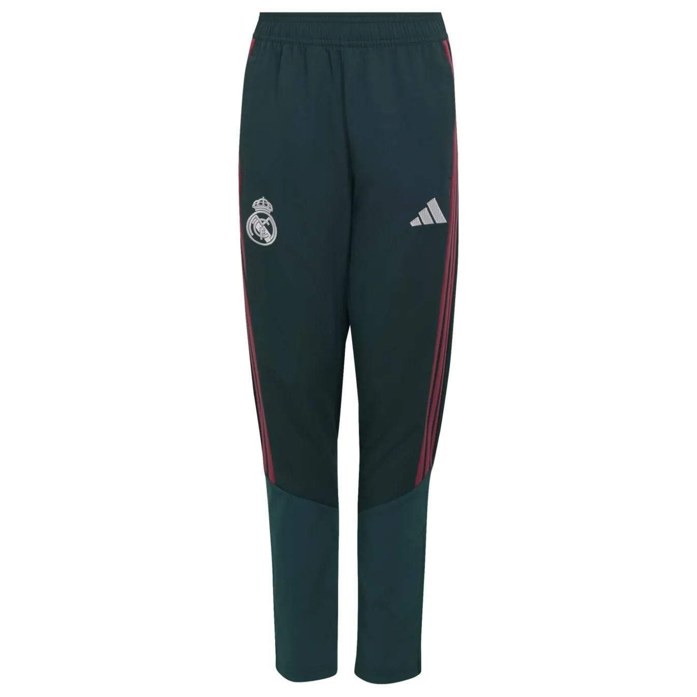adidas Real Madrid Presentatie Trainingsbroek 2026-2027 Kids Donkergroen Roze Wit