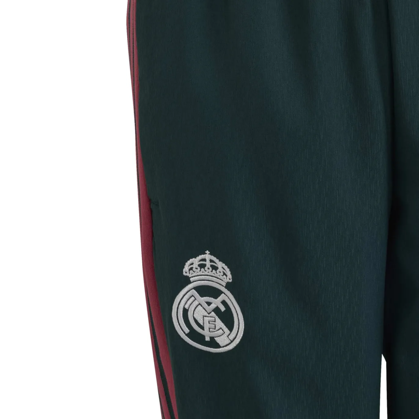 adidas Real Madrid Presentatie Trainingsbroek 2026-2027 Kids Donkergroen Roze Wit