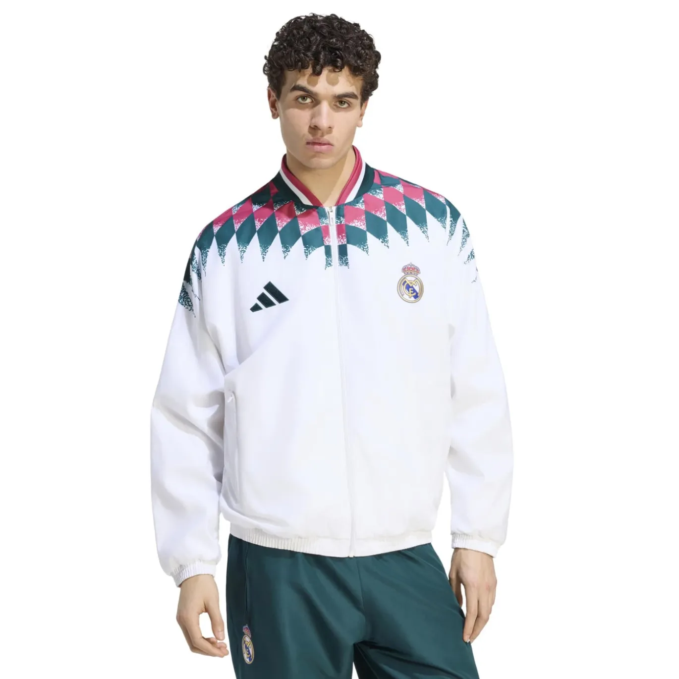 adidas Real Madrid Stadium Full Set 2026-2027 Wit Donkergroen Zwart