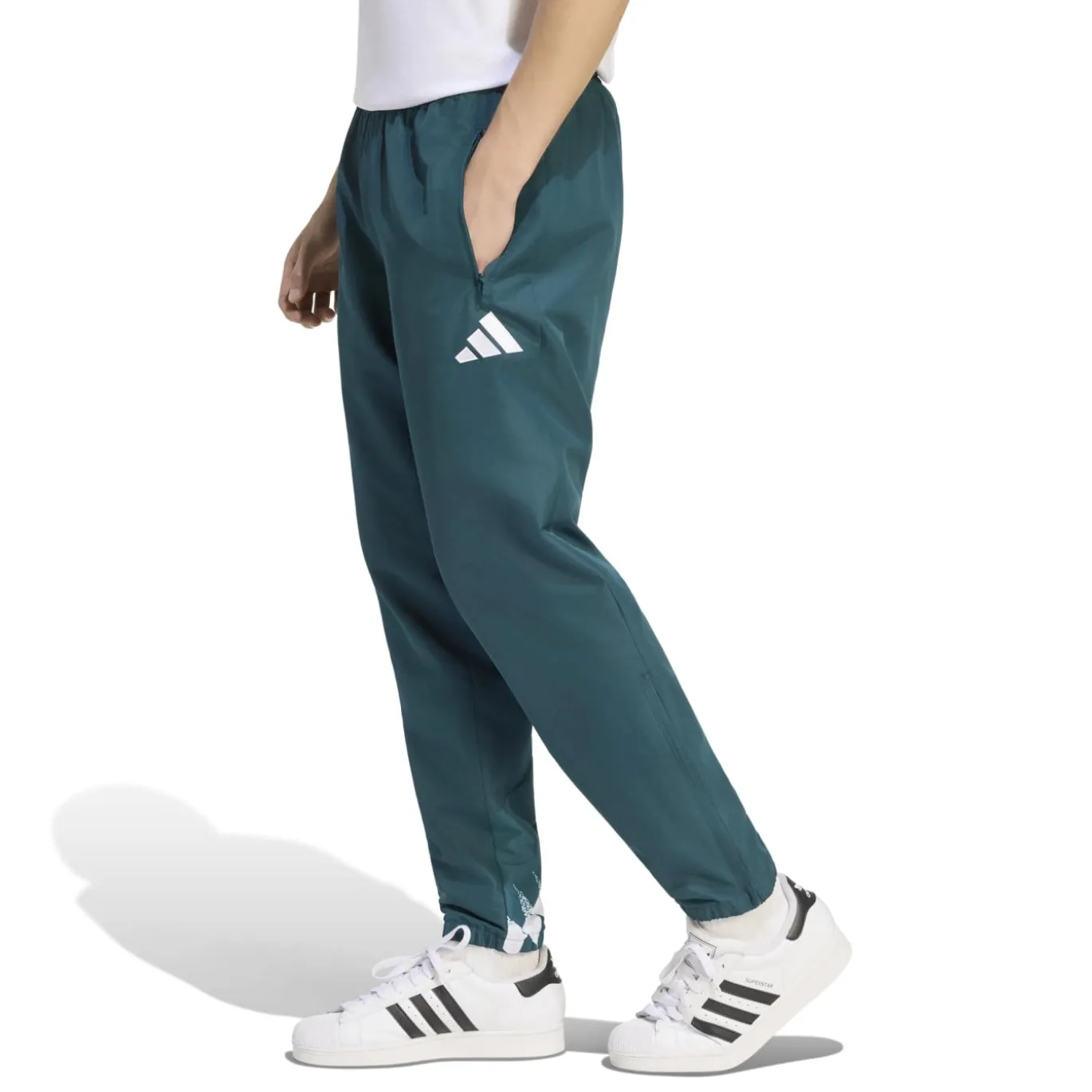 adidas Real Madrid Stadium Trainingsbroek 2026-2027 Donkergroen Wit