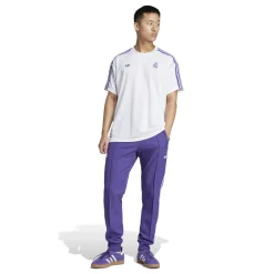 adidas Real Madrid Terrace Icons T-Shirt Wit Paars