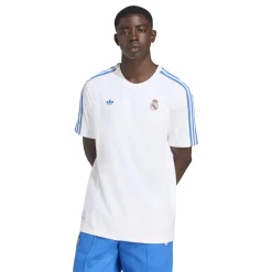 adidas Real Madrid Terrace Icons T-Shirt Wit Blauw