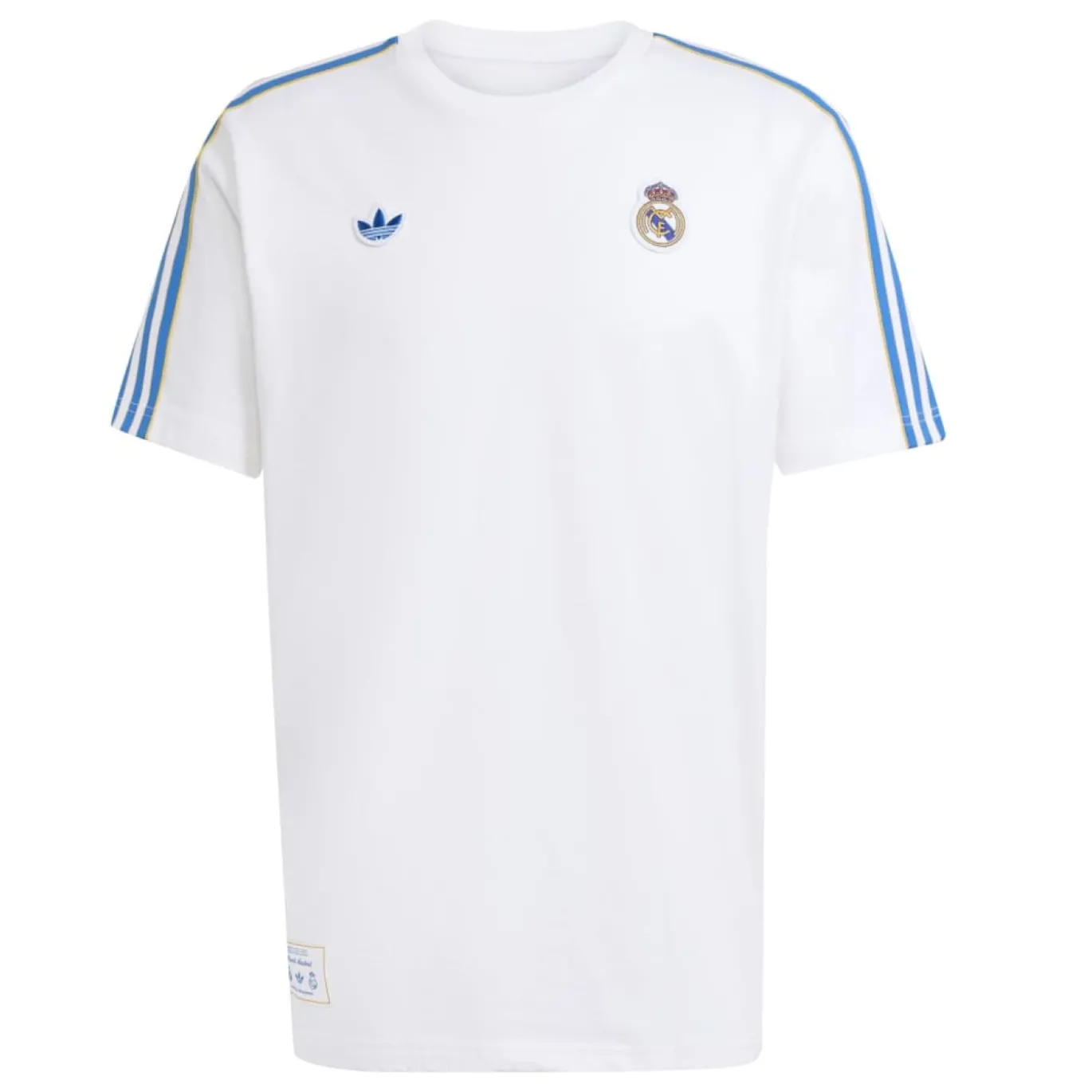 adidas Real Madrid Terrace Icons T-Shirt Wit Blauw