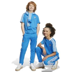 adidas Real Madrid Terrace Icons Trainingsbroek Kids Blauw Wit