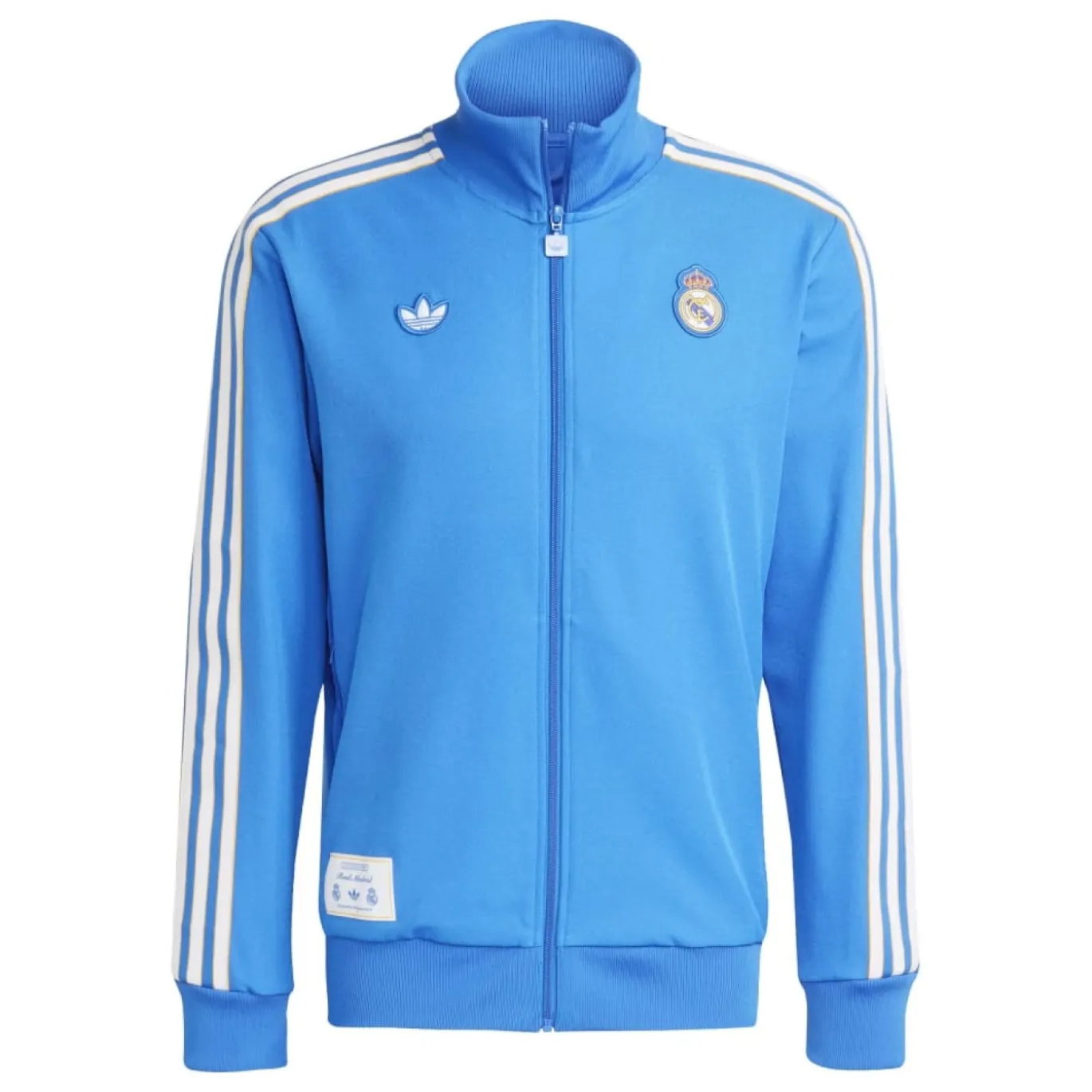 adidas Real Madrid Terrace Icons Trainingspak Full-Zip Blauw Wit