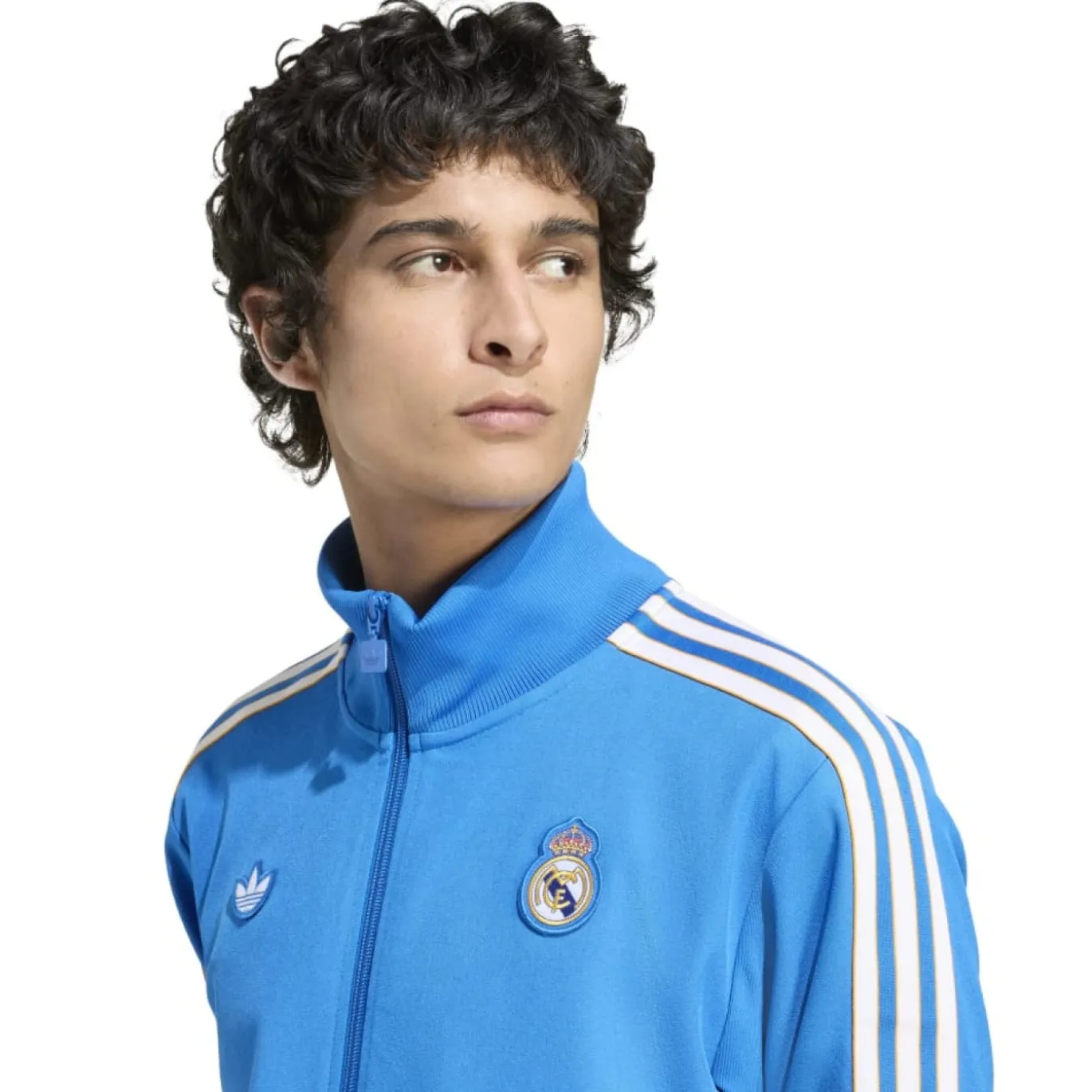 adidas Real Madrid Terrace Icons Trainingspak Full-Zip Blauw Wit